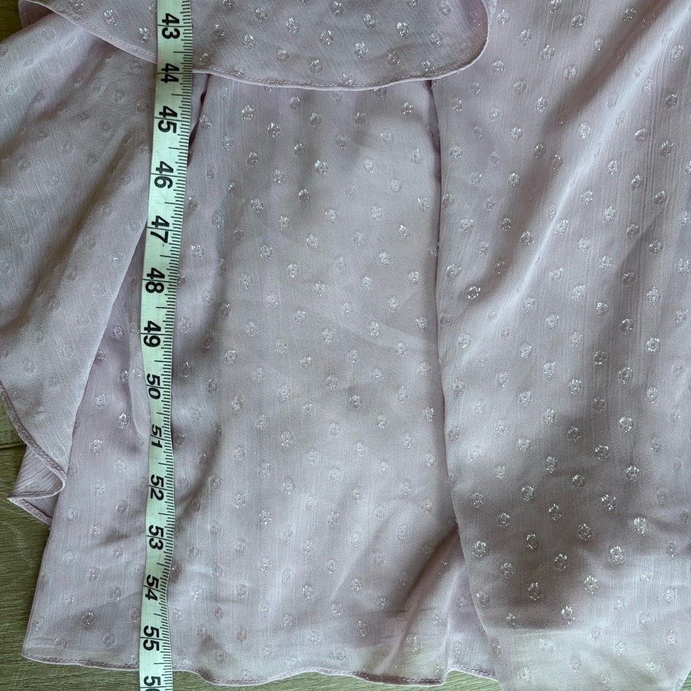 Privacy Please Pink Asymmetrical Ruffled Gown - Picture 7 of 7